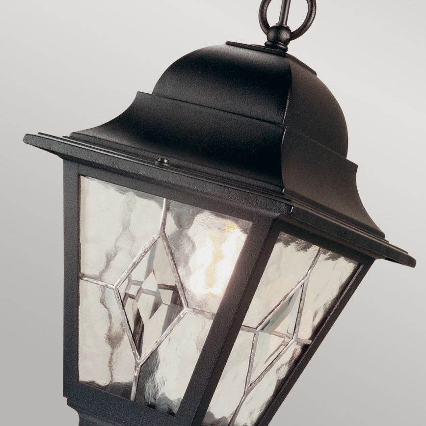 Elstead NR9-BLK - Plafón de exterior NORFOLK 1xE27/100W/230V IP43