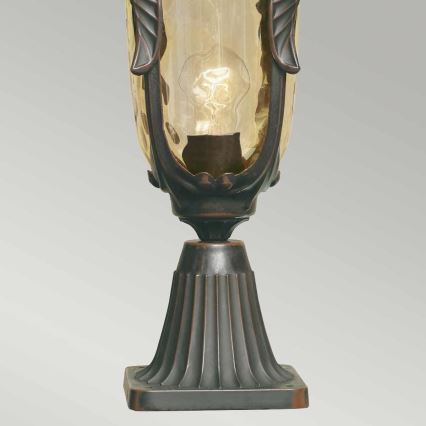 Elstead - Lámpara exterior PHILADELPHIA 1xE27/60W/230V IP44 acabado bronce