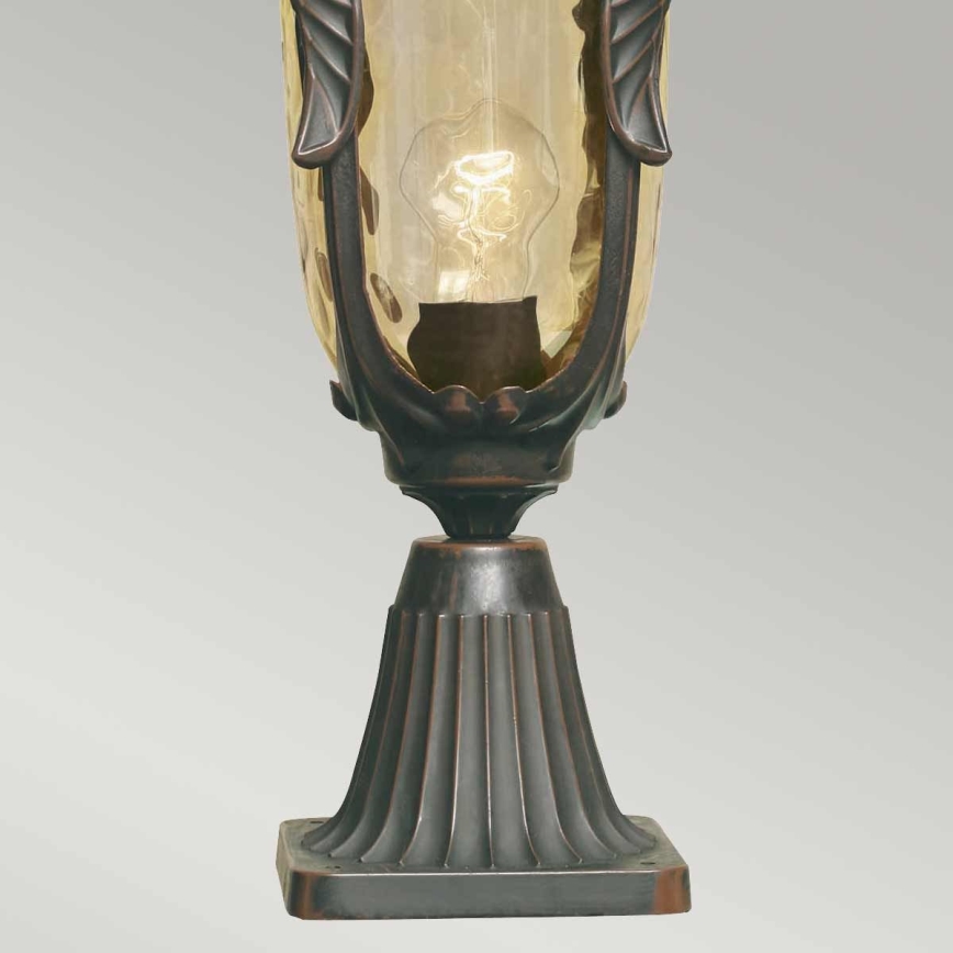 Elstead - Lámpara exterior PHILADELPHIA 1xE27/60W/230V IP44 acabado bronce