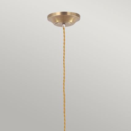 Elstead - Lámpara colgante PROVENCE 1xE27/60W/230V dorado