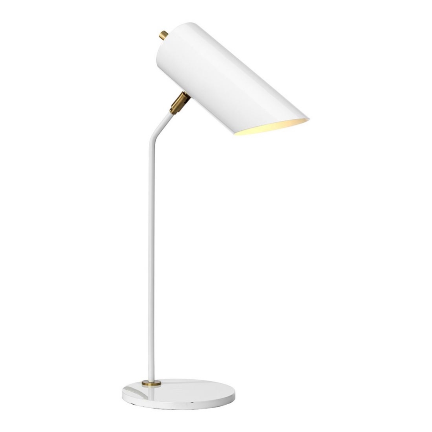 Elstead QUINTO-TL-WAB - Lámpara de mesa QUINTO 1xE27/8W/230V blanco