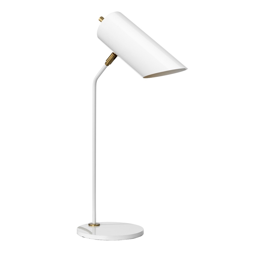 Elstead QUINTO-TL-WAB - Lámpara de mesa QUINTO 1xE27/8W/230V blanco