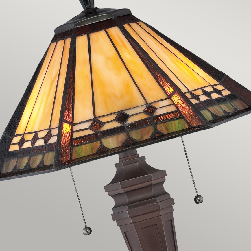 Elstead QZ-ARDEN-TL - Lámpara de mesa ALCOTT 2xE27/60W/230V