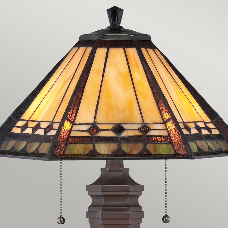 Elstead QZ-ARDEN-TL - Lámpara de mesa ALCOTT 2xE27/60W/230V