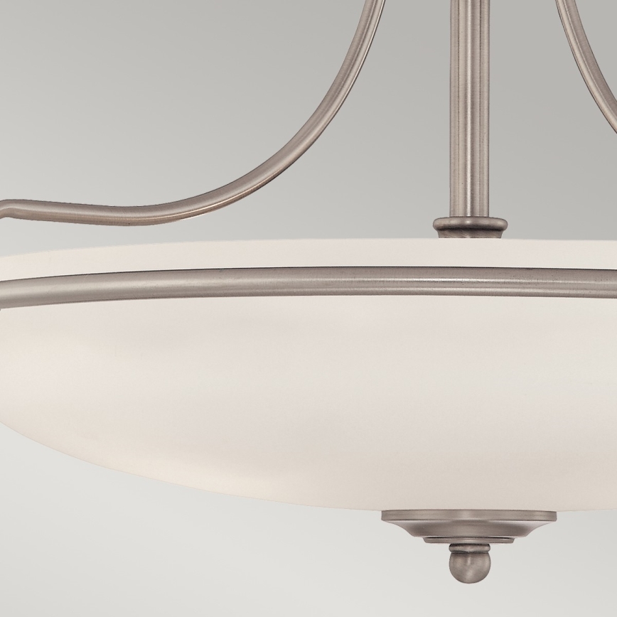 Elstead - Lámpara de techo GRIFFIN 4xE27/100W/230V cromo mate