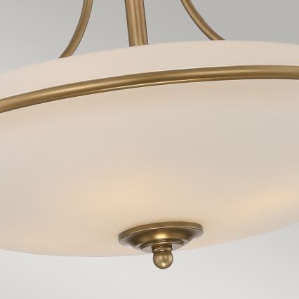 Elstead - Lámpara de techo GRIFFIN 4xE27/100W/230V latón