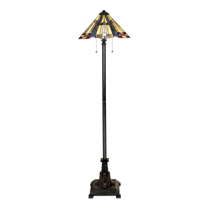 Elstead QZ-INGLENOOK-FL - Lámpara de pie INGLENOOK 2xE27/60W/230V