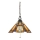 Elstead QZ-INGLENOOK-P-A - Lámpara colgante con cadena INGLENOOK 3xE27/60W/230V