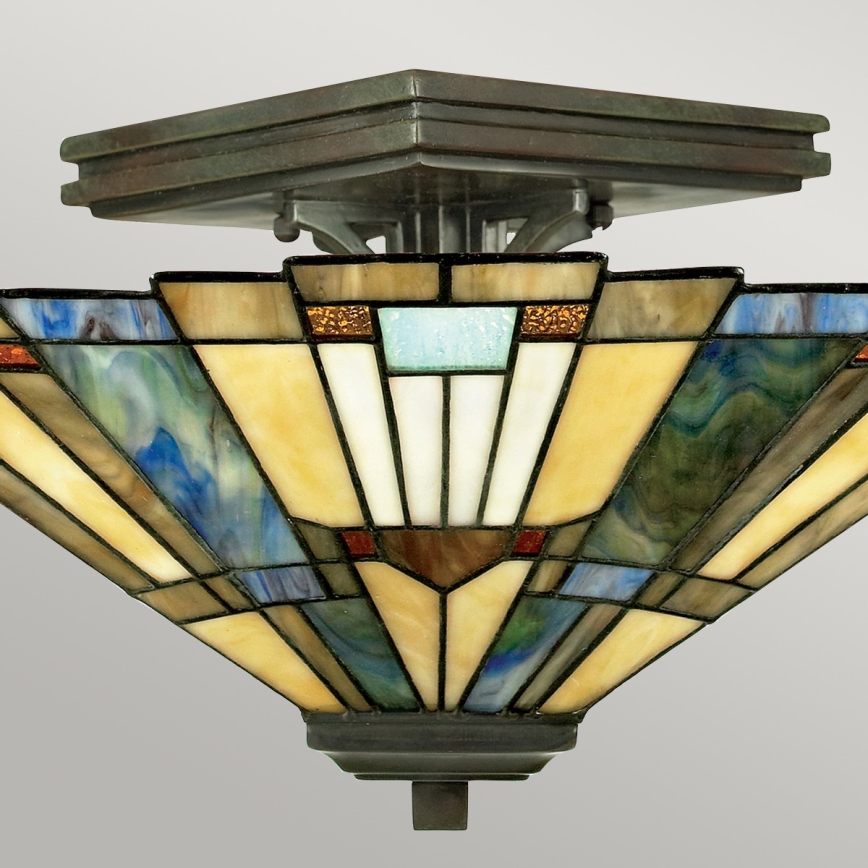 Elstead QZ-INGLENOOK-SF - Plafón INGLENOOK 2xE27/60W/230V