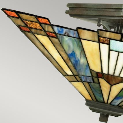 Elstead QZ-INGLENOOK-SF - Plafón INGLENOOK 2xE27/60W/230V