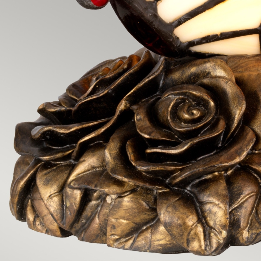 Elstead QZ-OBUTTERFLY-TL - Lámpara decorativa LED TIFFANY 1xG9/3W/12/230V mariposa