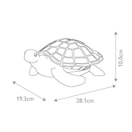 Elstead - Lámpara decorativa LED TIFFANY 1xG9/3W/12V tortuga