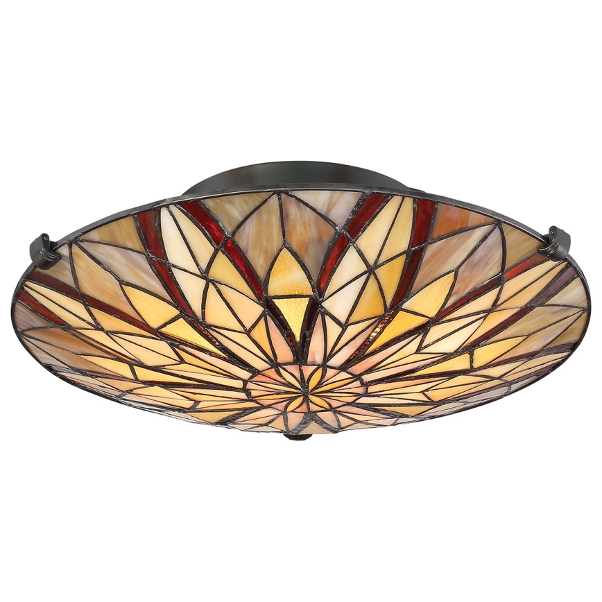 Elstead QZ-VICTORY-SF - Plafón VICTORY 2xE27/60W/230V