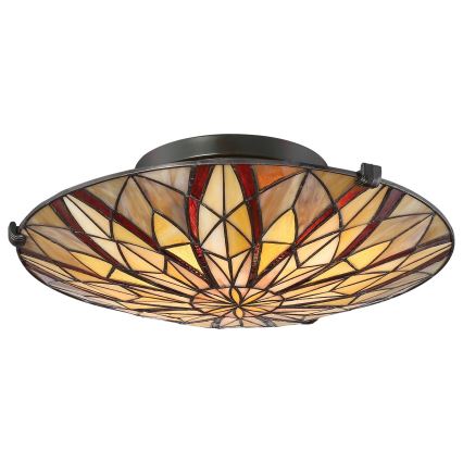 Elstead QZ-VICTORY-SF - Plafón VICTORY 2xE27/60W/230V
