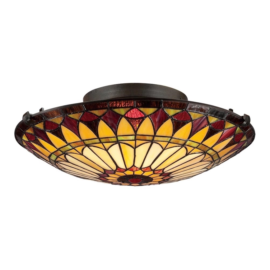 Elstead QZ-WEST-END-F - Plafón WEST 2xE27/75W/230V