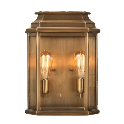 Elstead - Aplique de exterior ST MARTINS 2xE27/60W/230V IP44 cobre