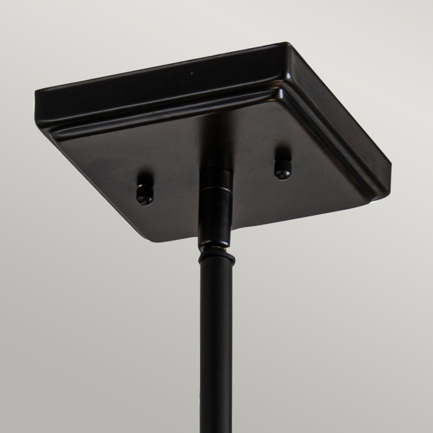 Elstead - Lámpara colgante de varilla estilo Tiffany ALDERLEY 2xE27/60W/230V