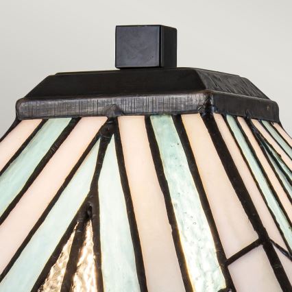 Elstead - Lámpara de mesa Tiffany ALDERLEY 1xE27/60W/230V