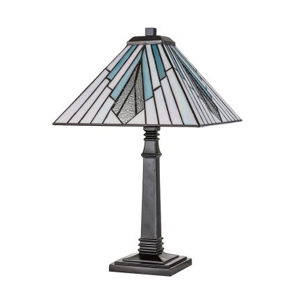 Elstead - Lámpara de mesa Tiffany ALDERLEY 1xE27/60W/230V