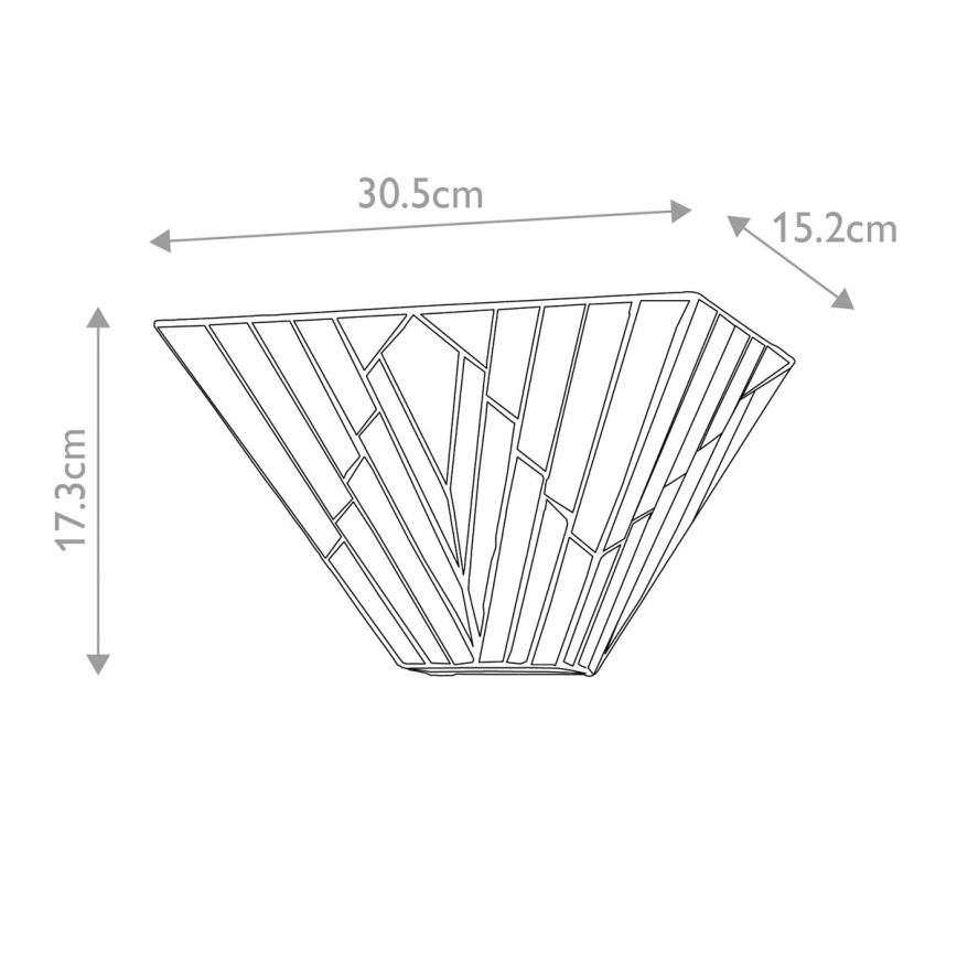 Elstead - Aplique de pared Tiffany ALDERLEY 2xE14/40W/230V