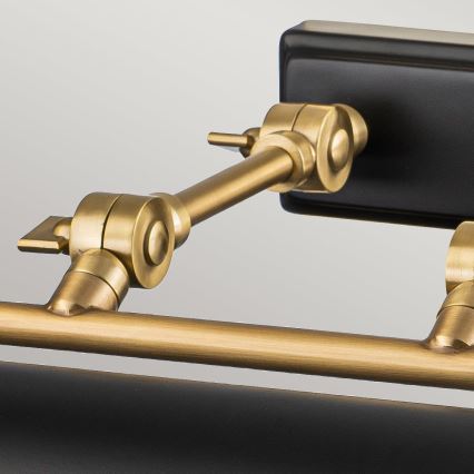 Elstead - Aplique para cuadros WINCHFIELD 4xE14/40W/230V negro