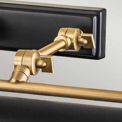 Elstead - Aplique para cuadros WINCHFIELD 4xE14/40W/230V negro