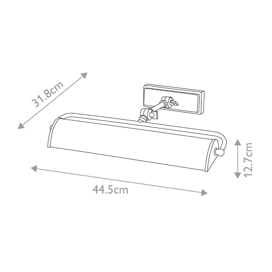 Elstead - Lámpara de cuadro WINCHFIELD 2xE14/40W/230V roble