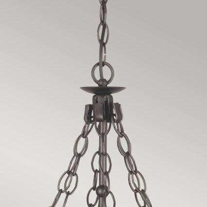 Elstead - Lámpara colgante con cadena WARWICK 6xE14/60W/230V