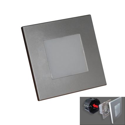 Emithor 48302 - Aplique LED para escaleras 16xLED/1W/230V