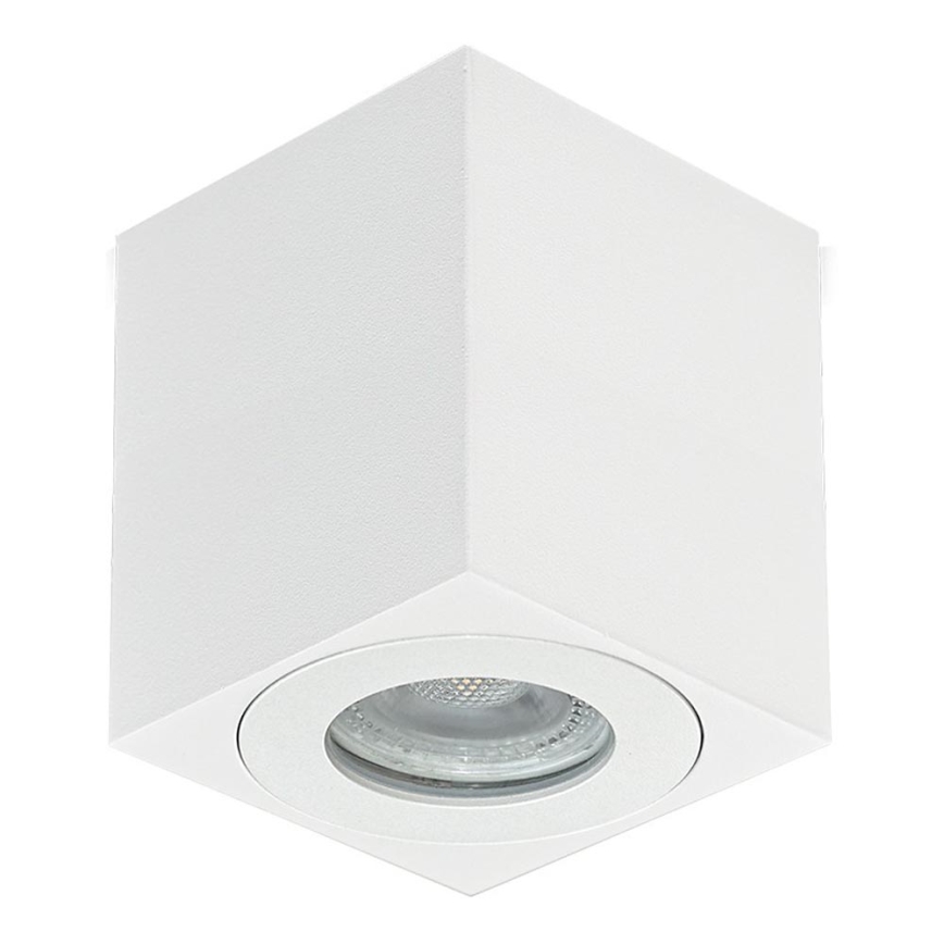Emithor 48622 - Foco de baño ALUX 1xGU10/35W/230V IP44 cuadrado blanco