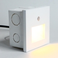 Emithor 70414 - Lámpara LED para escaleras con sensor SUNNY LED/1W/230V 4000K blanco