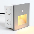 Emithor 70416 - Lámpara LED para escaleras con sensor SUNNY LED/1W/230V 4000K gris