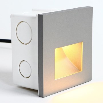 Emithor 70417 - Iluminación LED para escaleras SUNNY LED/1W/230V 4000K gris