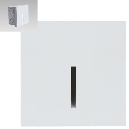 Emithor 70427 - Lámpara LED para escaleras LINE LED/1W/230V 4000K blanca