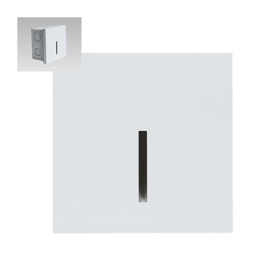Emithor 70427 - Lámpara LED para escaleras LINE LED/1W/230V 4000K blanca