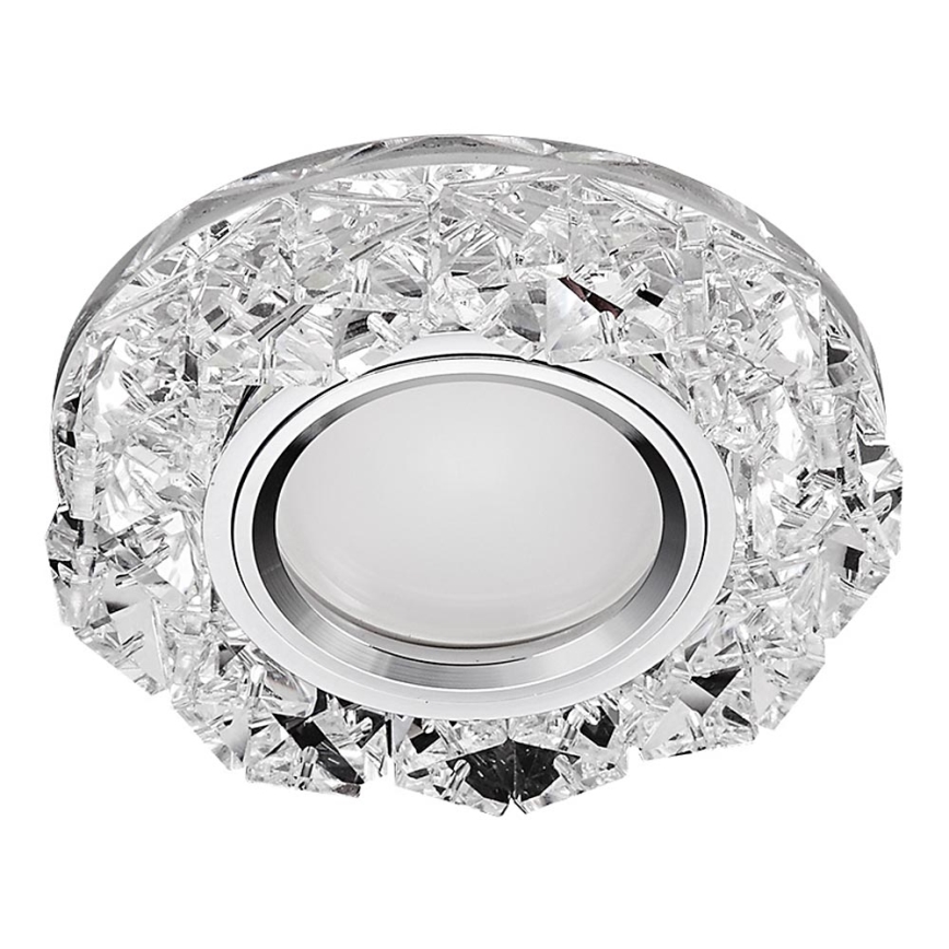 Emithor 71094 - Lámpara empotrable LED CRYSTAL FIX 1xGU10/50W + LED/3W STRIPE