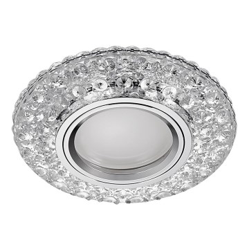 Emithor 71095 - Lámpara empotrada LED ELEGANT GLASS FIX 1xGU10/50W + LED/3W TIRA