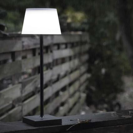 Lámpara LED recargable y regulable KATIE LED/4W/10V 1800mAh IP44 CRI 90 negro