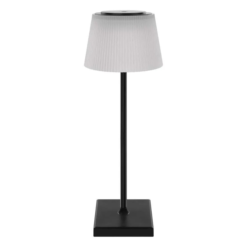 Lámpara LED recargable y regulable KATIE LED/4W/10V 1800mAh IP44 CRI 90 negro