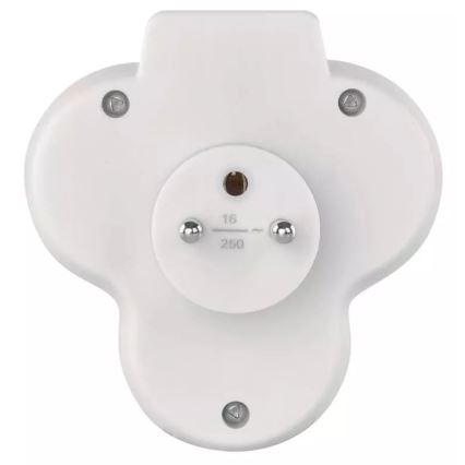 Enchufe con interruptor 3x10A/230V