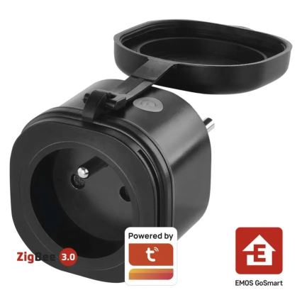 Enchufe exterior inteligente GoSmart 3680W/230V/16A Tuya IP44