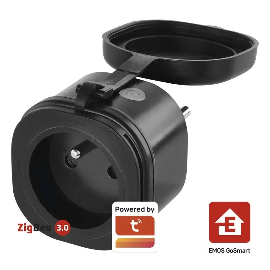 Enchufe exterior inteligente GoSmart 3680W/230V/16A Tuya IP44