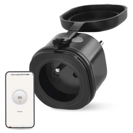Enchufe exterior inteligente GoSmart 3680W/230V/16A Tuya IP44