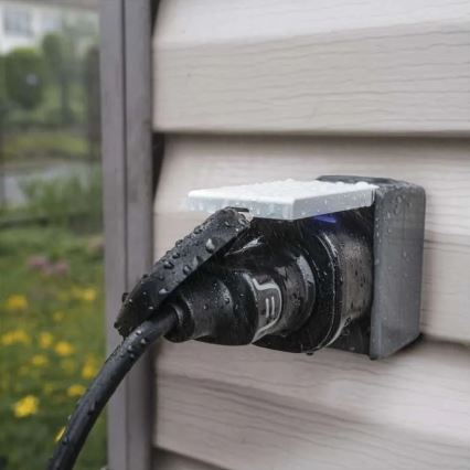 Enchufe exterior inteligente GoSmart 3680W/230V/16A Wi-Fi Tuya IP44