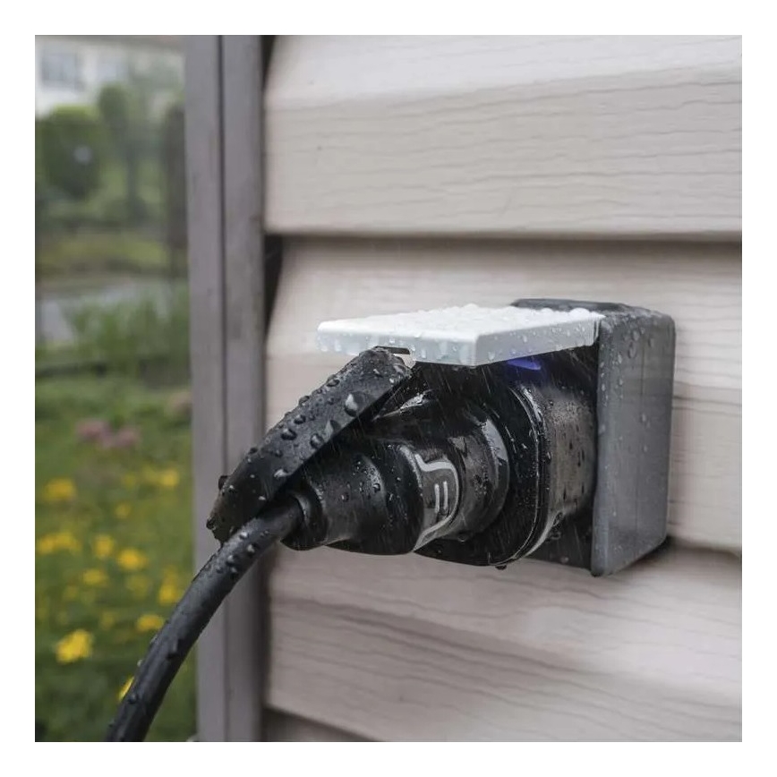 Enchufe exterior inteligente GoSmart 3680W/230V/16A Wi-Fi Tuya IP44