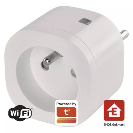 Enchufe inteligente GoSmart 3680W/230V/16A Wi-Fi Tuya