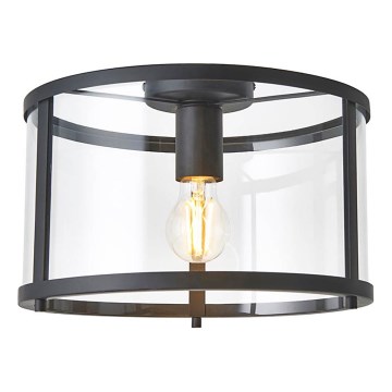 Endon 101540 - Plafón HOPTON 1xE27/10W/230V negro