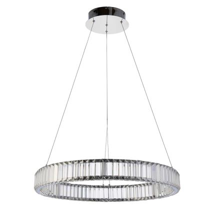 Endon 102255 - Lámpara colgante LED regulable LAGUNA, 36W/230V, suspensión por cable, cromo brillante