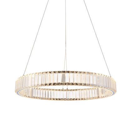 Endon 102255 - Lámpara colgante LED regulable LAGUNA, 36W/230V, suspensión por cable, cromo brillante