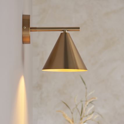Endon 102893 - Foco de pared CAPE 1xE14/7W/230V latón